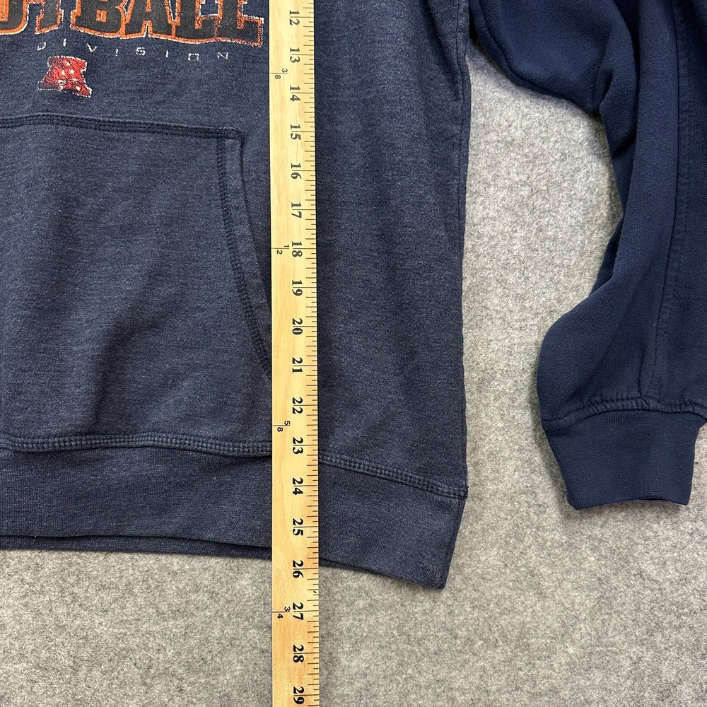 Vintage 90s Denver Broncos NFL Team Apparel Hoodie Mens XL West Division Blue - Picture 7 of 8